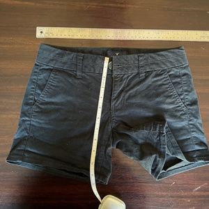 American eagle black midi short womens sz2